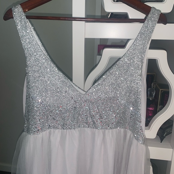 Dresses & Skirts - Sequined and tule maxi dress